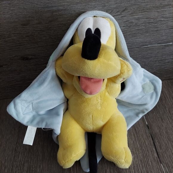 Disney's Babies Pluto Baby w Blanket Swaddle 12" Plush Stuffed Animal Toy - Picture 5 of 6